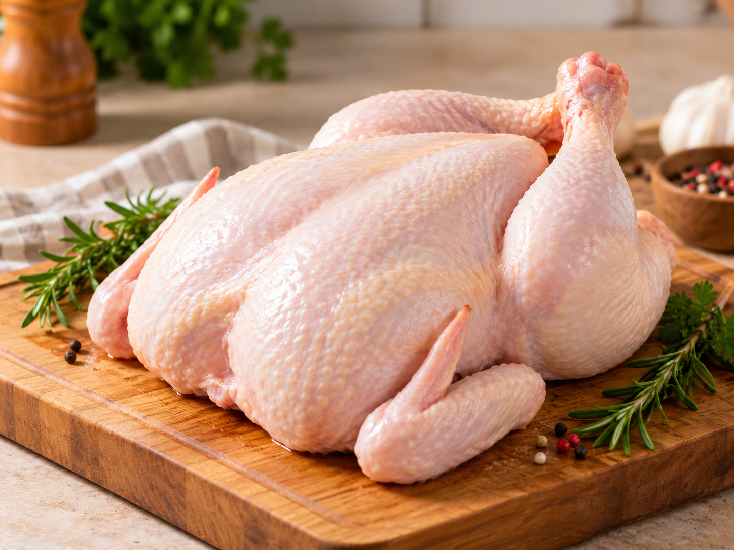 Pollo beneficiado